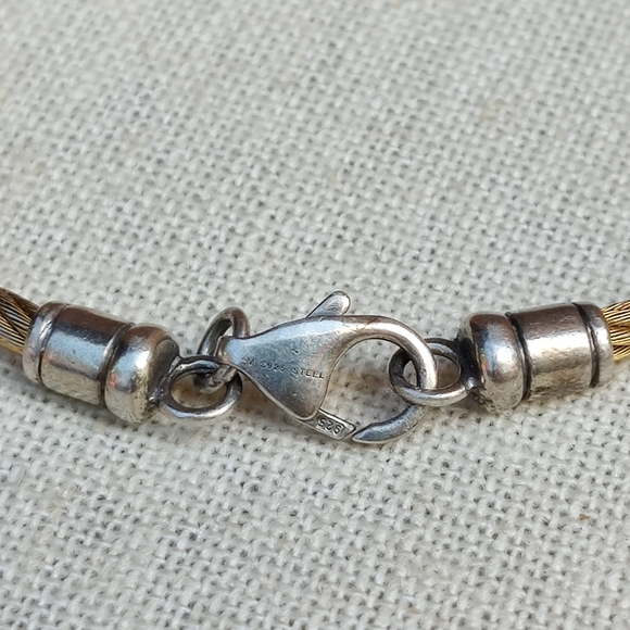 Sterling chrome diopside bracelet - Picture 9 of 12